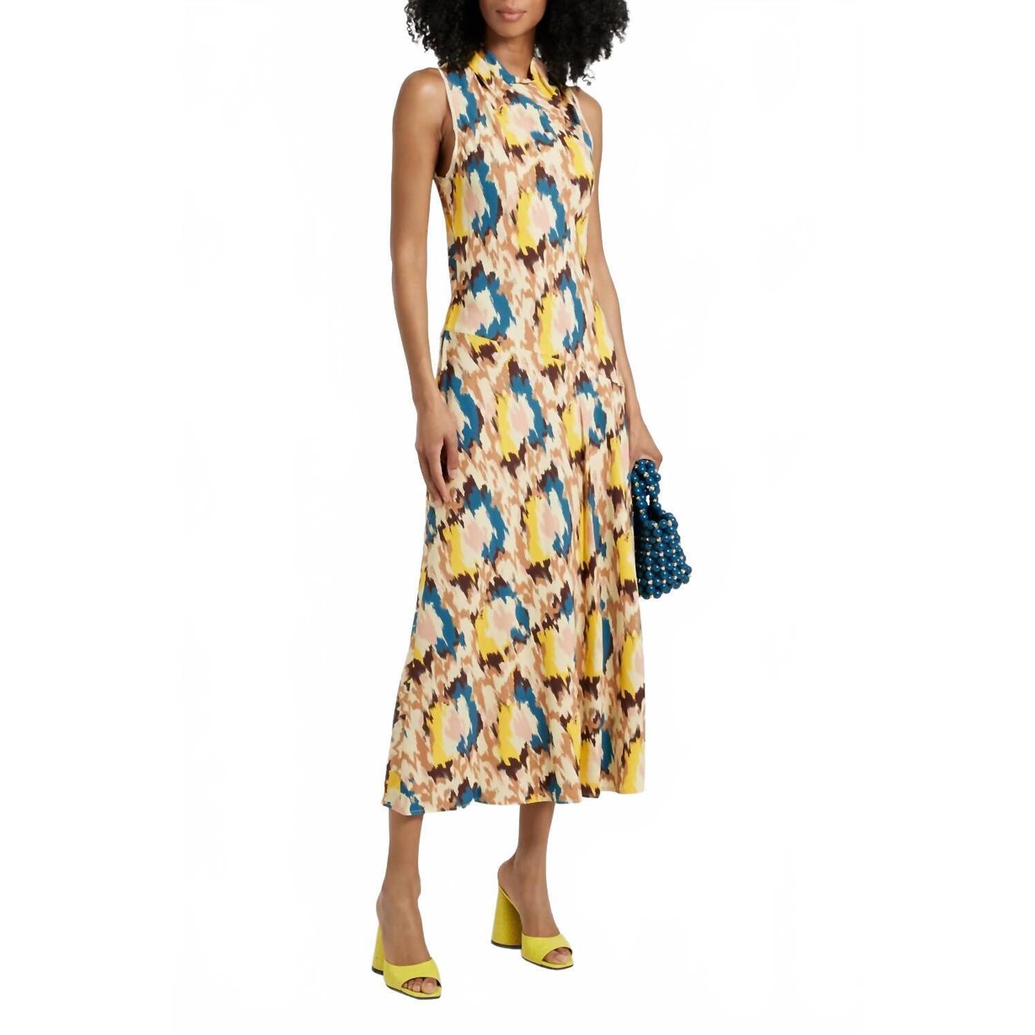 New Ulla Johnson Kalena Midi Dress In Citrus Blossom